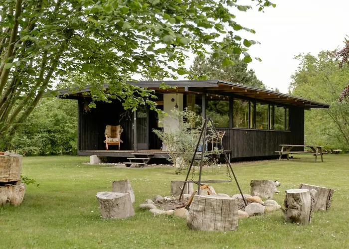 Unique House Surrounded By Willow Trees * Yderby